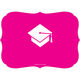 Pink and Orange Tassle Hassle Graduation Invitations Image 2 of 5